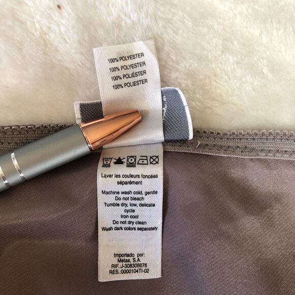 La Senza Lingerie Dark Taupe & Pink Satin Camisole Size Med - Picture 6 of 9